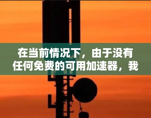 在当前情况下，由于没有任何免费的可用加速器，我需要考虑以下几种方法来提高网页速度