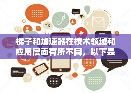 梯子和加速器在技术领域和应用层面有所不同,以下是它们的主要区别 梯子和加速器在技术领域和应用层面有所不同,以下是它们的主要区别