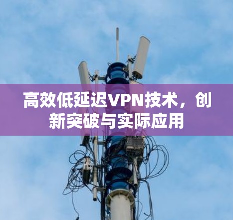 高效低延迟VPN技术,创新突破与实际应用 高效低延迟VPN技术,创新突破与实际应用