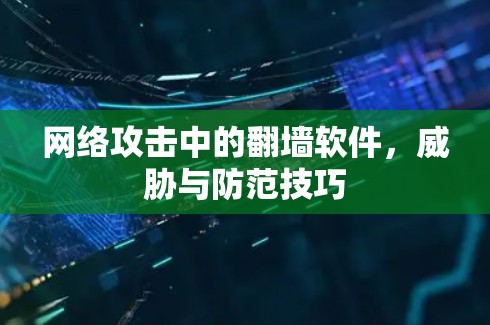 网络攻击中的翻墙软件,威胁与防范技巧 网络攻击中的翻墙软件,威胁与防范技巧